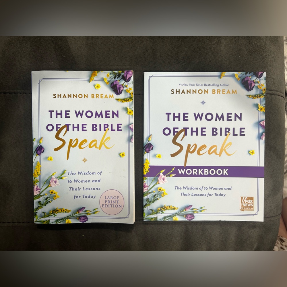 The Women Of The Bible Speak, book & workbook by Shannon Bream